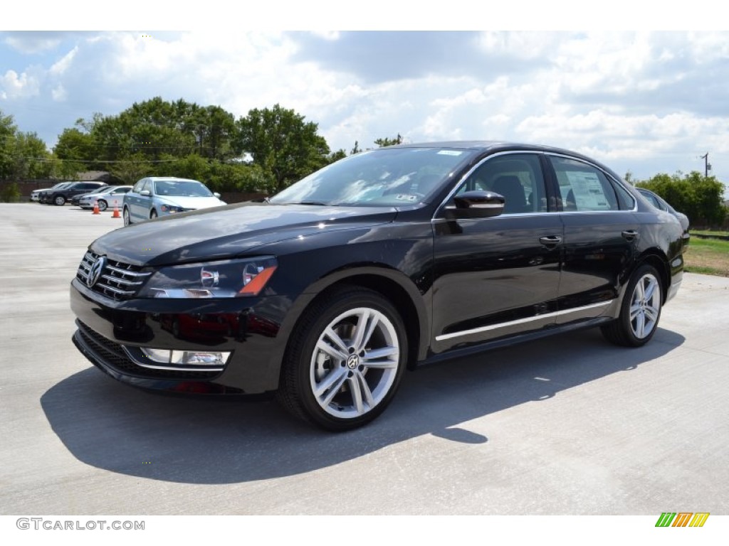 Black Volkswagen Passat