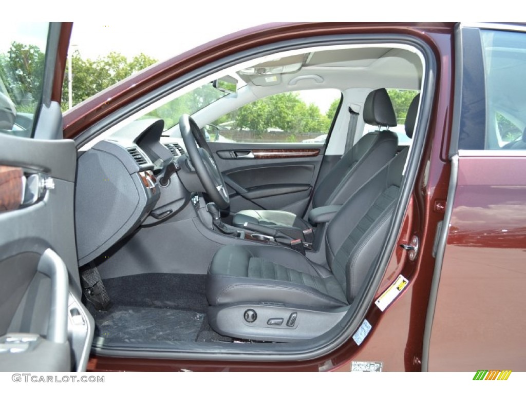 Titan Black Interior 2013 Volkswagen Passat V6 SEL Photo #70035283