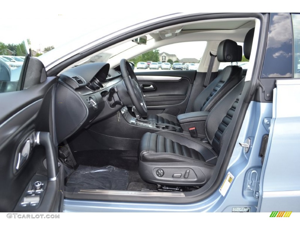 Black Interior 2013 Volkswagen CC Lux Photo #70035581