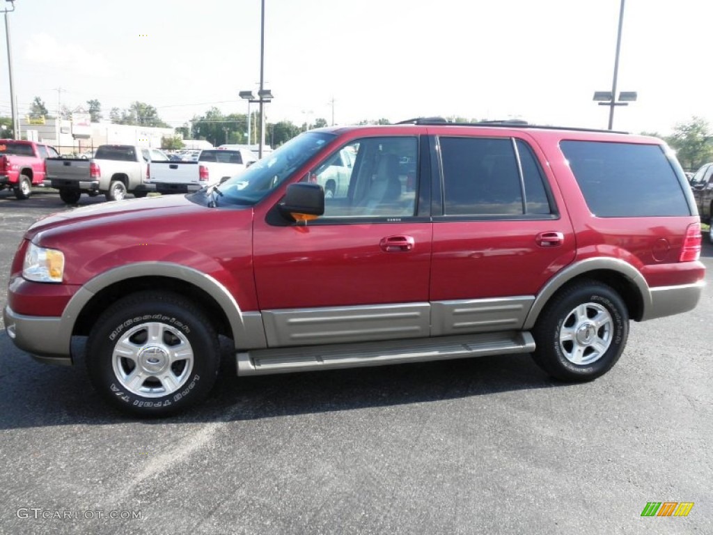 Redfire Metallic 2004 Ford Expedition Eddie Bauer 4x4 Exterior Photo #70035776
