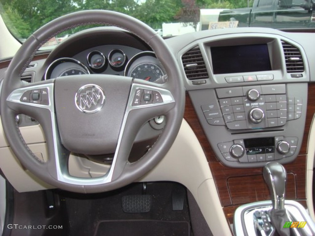 2011 Buick Regal CXL Turbo Cashmere Dashboard Photo #70035924