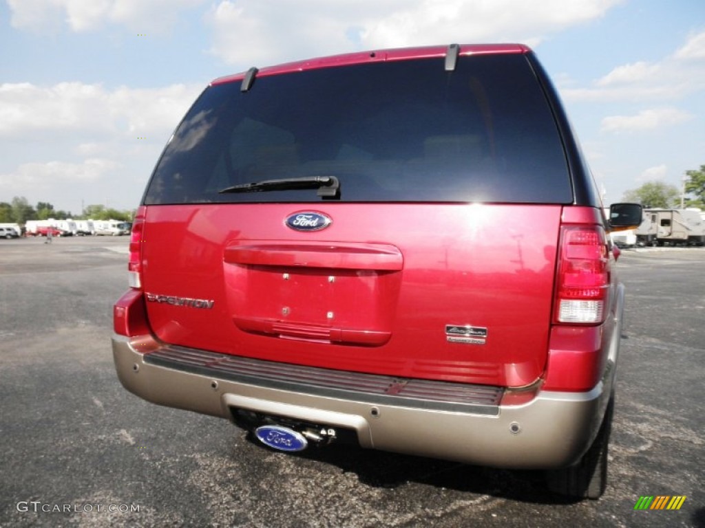 Redfire Metallic 2004 Ford Expedition Eddie Bauer 4x4 Exterior Photo #70036026