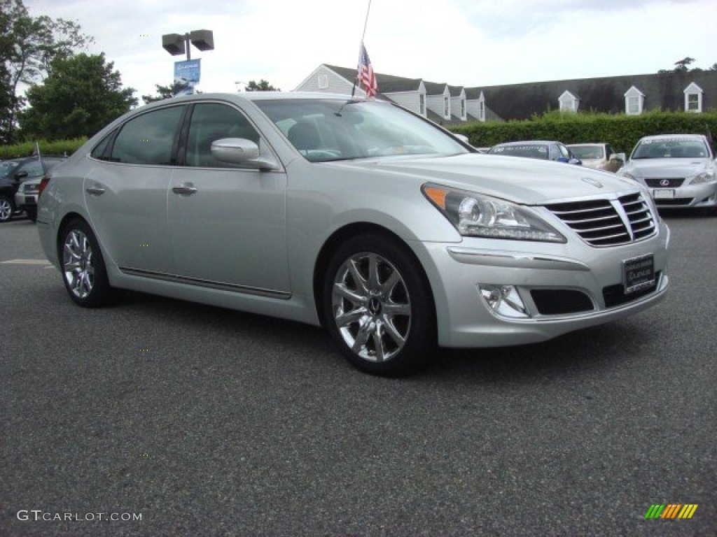 Platinum Metallic 2012 Hyundai Equus Signature Exterior Photo #70036068