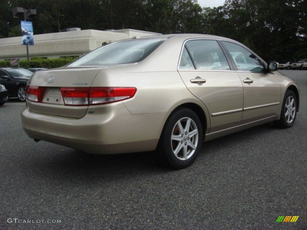 2004 Accord EX V6 Sedan - Desert Mist Metallic / Ivory photo #4