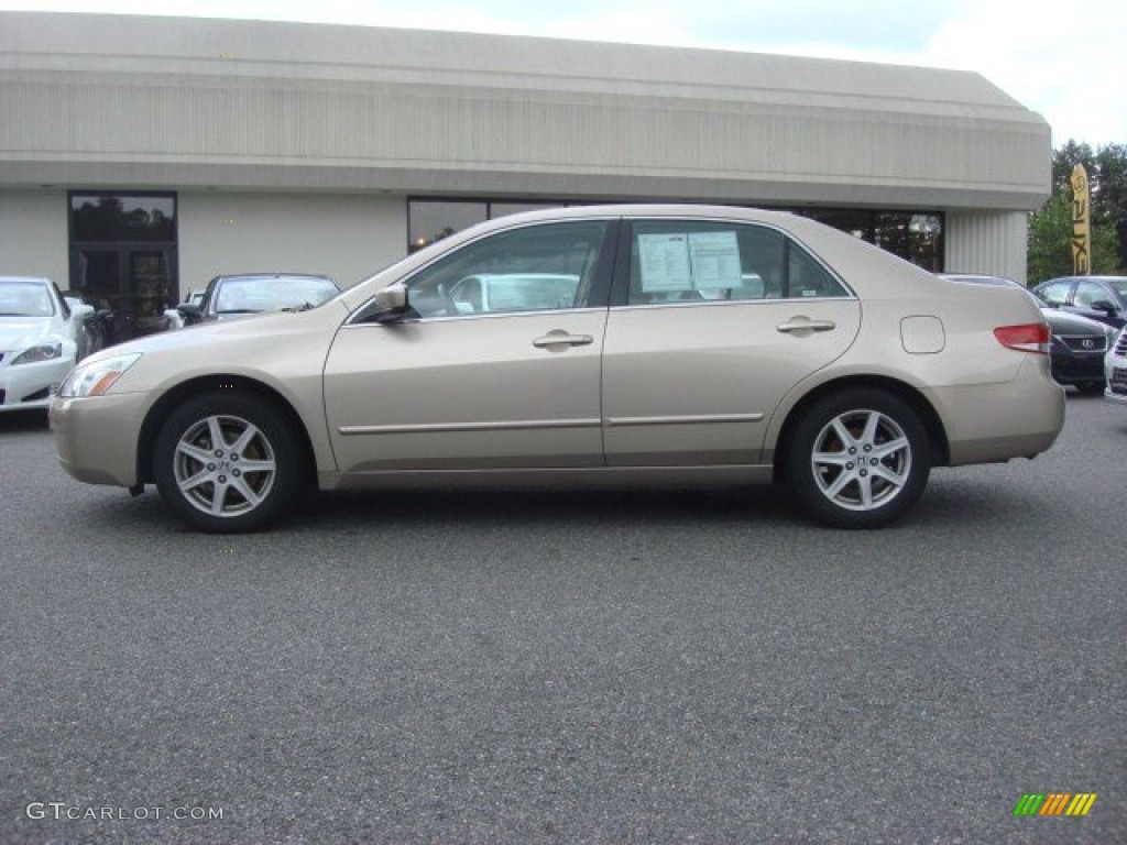 2004 Accord EX V6 Sedan - Desert Mist Metallic / Ivory photo #6