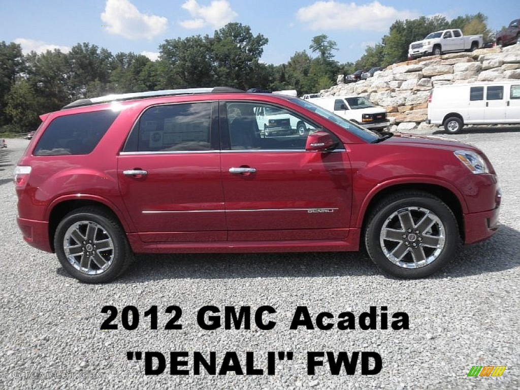 Crystal Red Tintcoat GMC Acadia