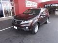 2013 Dark Cherry Kia Sorento LX V6  photo #1