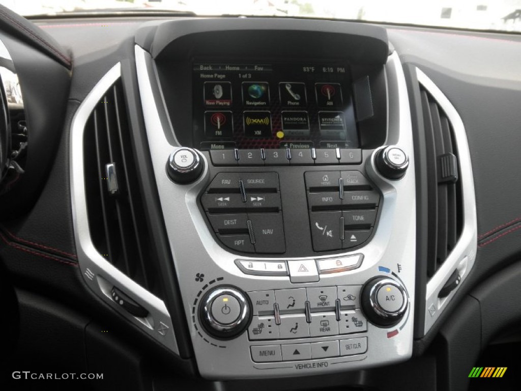 2013 Terrain Denali AWD - Carbon Black Metallic / Jet Black photo #10