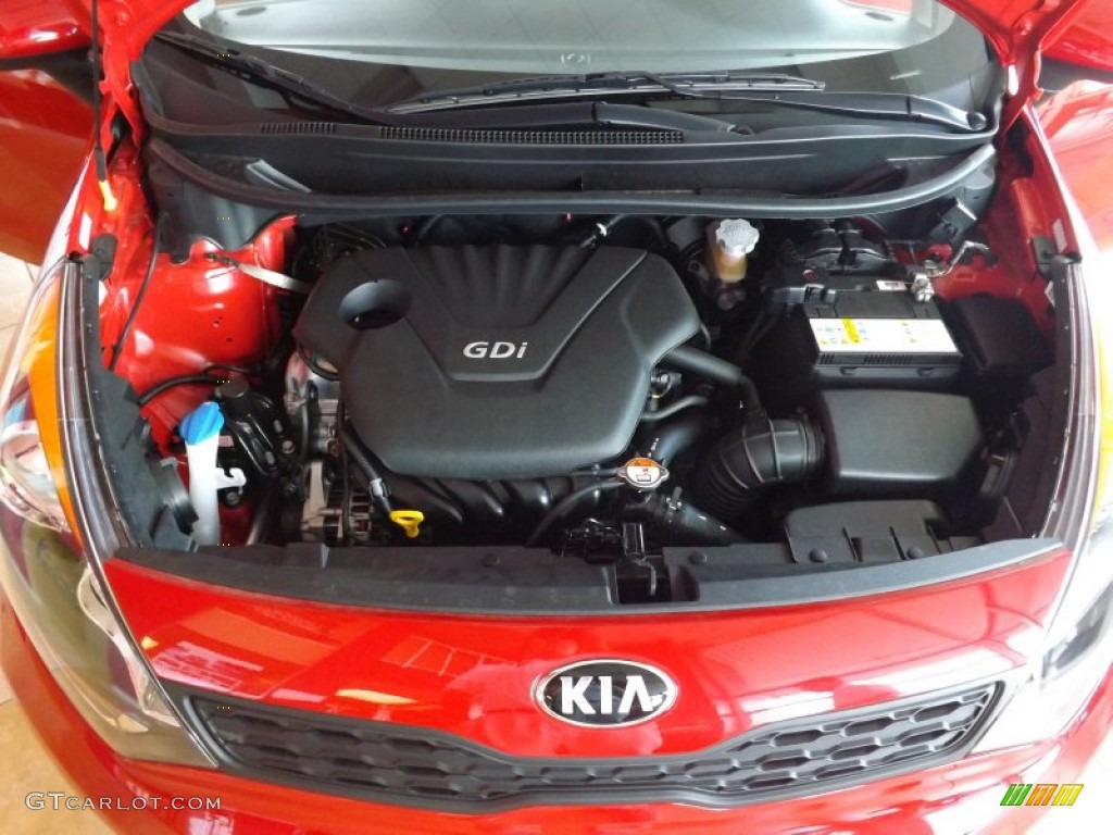 2013 Kia Rio LX 5-Door 1.6 Liter GDI DOHC 16-Valve CVVT 4 Cylinder Engine Photo #70037867