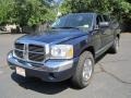 2005 Patriot Blue Pearl Dodge Dakota Laramie Quad Cab 4x4  photo #2