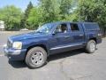 2005 Patriot Blue Pearl Dodge Dakota Laramie Quad Cab 4x4  photo #3