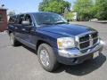 2005 Patriot Blue Pearl Dodge Dakota Laramie Quad Cab 4x4  photo #11