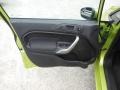 2011 Lime Squeeze Metallic Ford Fiesta SES Hatchback  photo #13