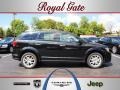 Brilliant Black Crystal Pearl 2013 Dodge Journey Crew AWD