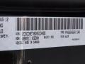 PX8: Gloss Black 2013 Chrysler 300 C Color Code