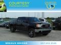 2008 Onyx Black GMC Sierra 1500 SLE Crew Cab  photo #1