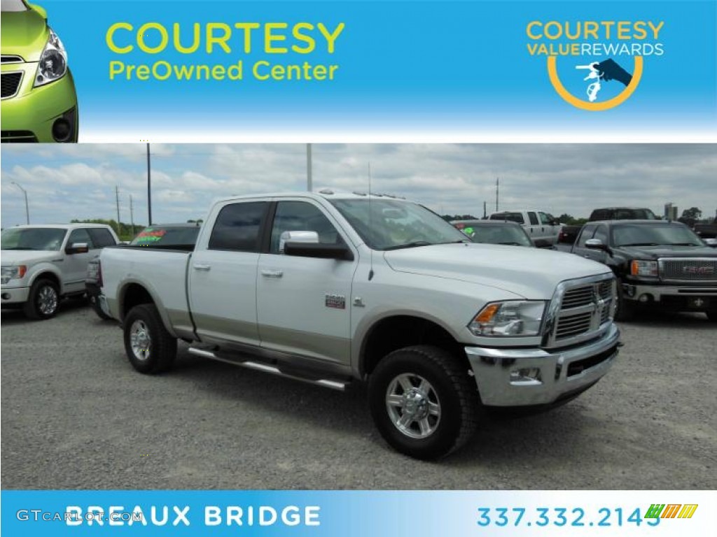 2011 Ram 2500 HD Laramie Crew Cab 4x4 - Bright White / Dark Slate photo #1