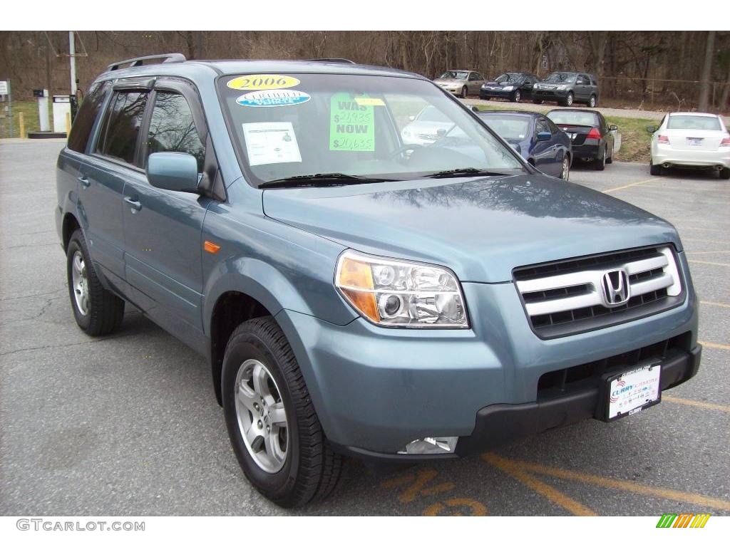 2006 Pilot EX 4WD - Steel Blue Metallic / Gray photo #1