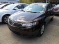 2011 Dark Cherry Kia Forte EX  photo #1