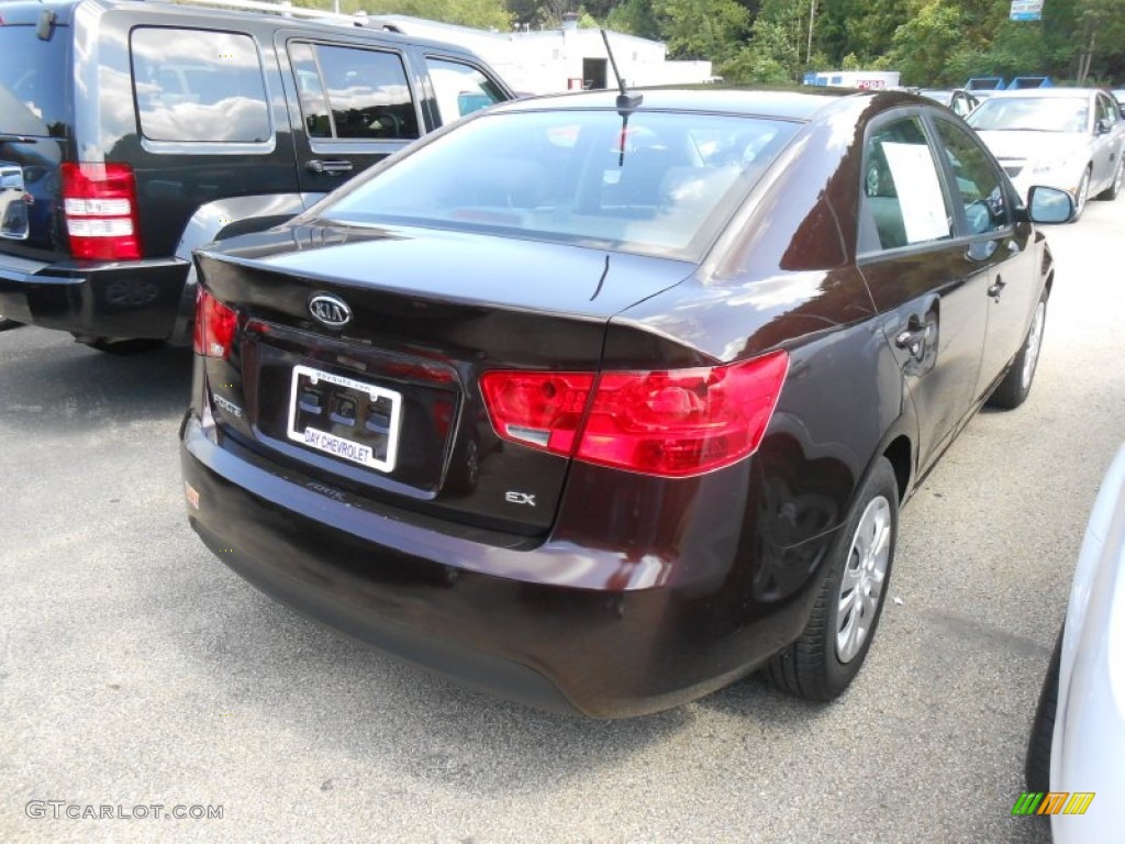 2011 Forte EX - Dark Cherry / Black photo #3