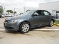 2013 Platinum Gray Metallic Volkswagen Jetta S Sedan  photo #3