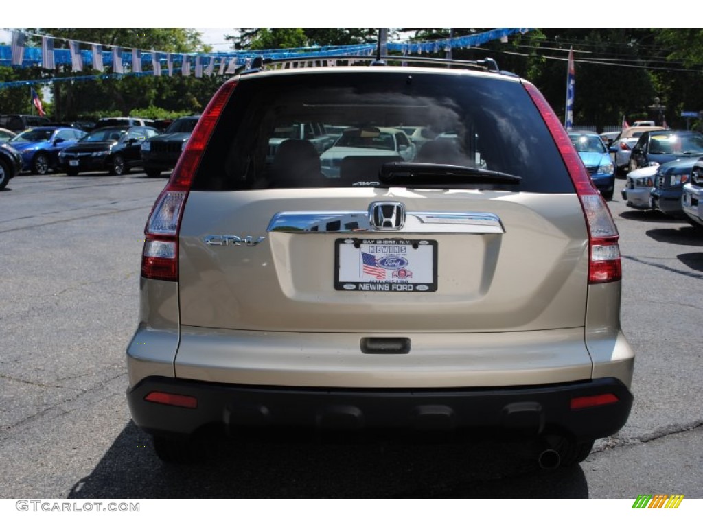 2009 CR-V EX-L 4WD - Borrego Beige Metallic / Ivory photo #5