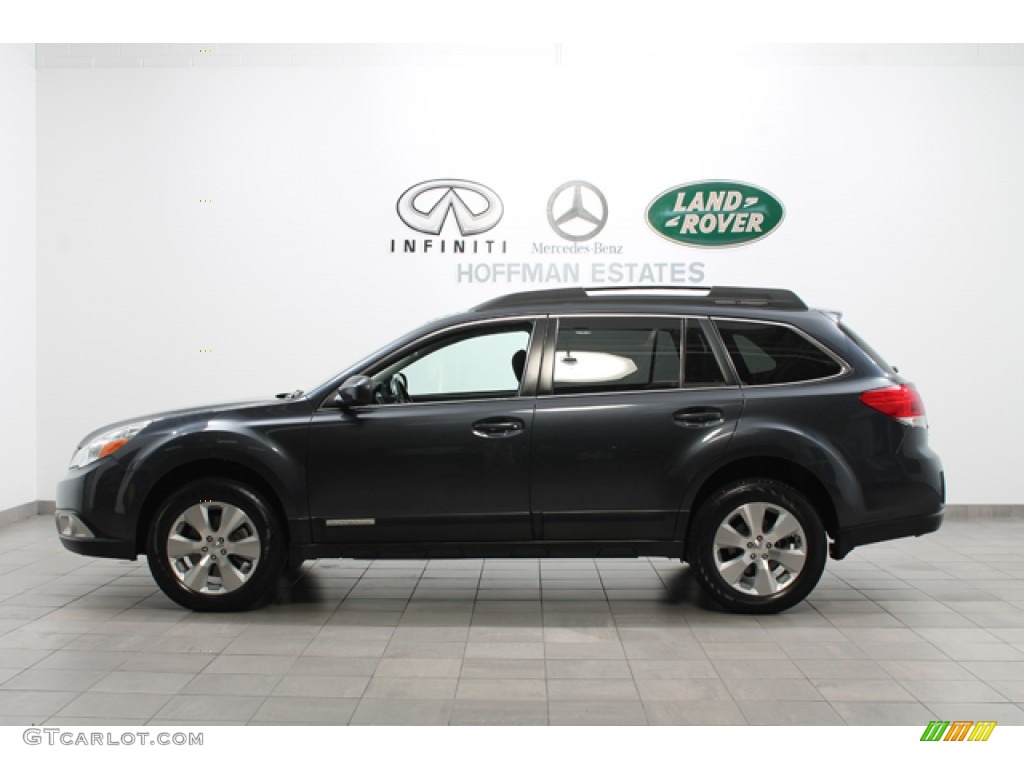 2011 Outback 3.6R Limited Wagon - Graphite Gray Metallic / Off Black photo #2