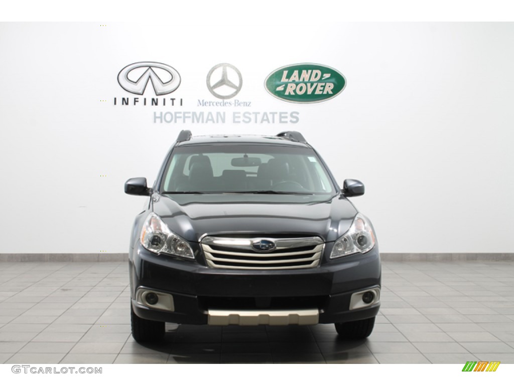 2011 Outback 3.6R Limited Wagon - Graphite Gray Metallic / Off Black photo #3