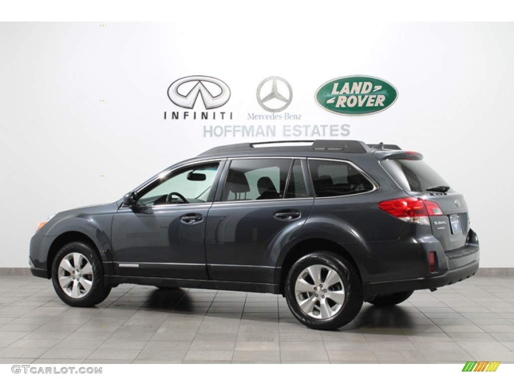 2011 Outback 3.6R Limited Wagon - Graphite Gray Metallic / Off Black photo #5