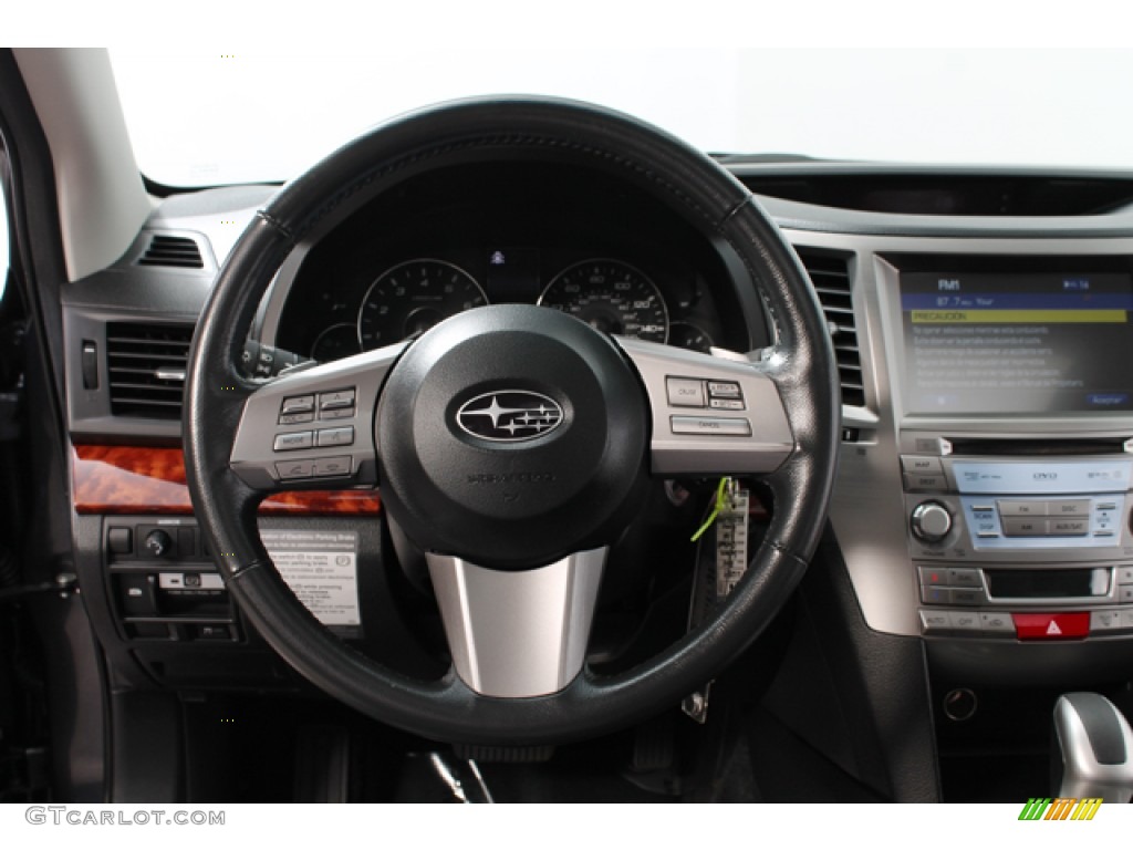 2011 Outback 3.6R Limited Wagon - Graphite Gray Metallic / Off Black photo #7