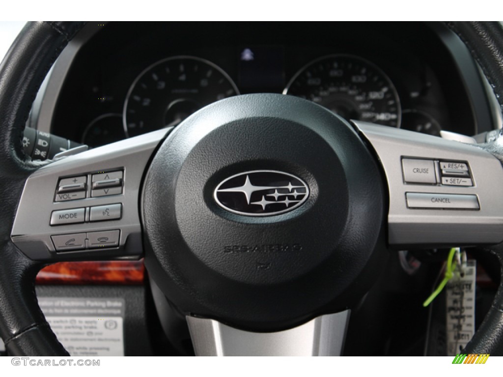 2011 Outback 3.6R Limited Wagon - Graphite Gray Metallic / Off Black photo #8