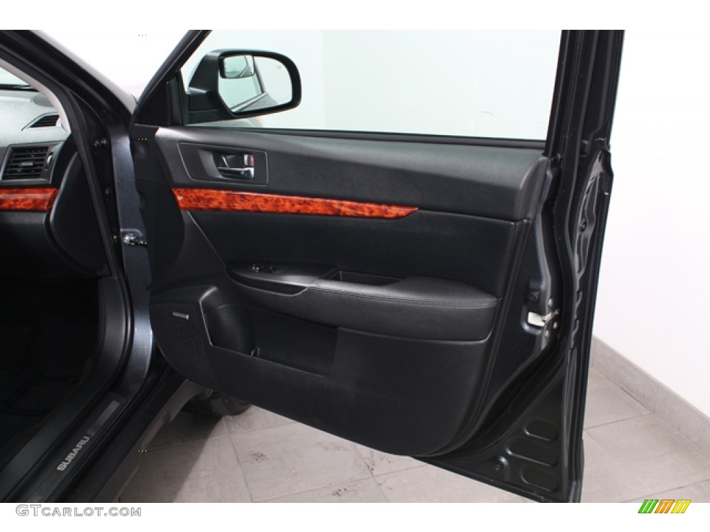 2011 Subaru Outback 3.6R Limited Wagon Off Black Door Panel Photo #70048256