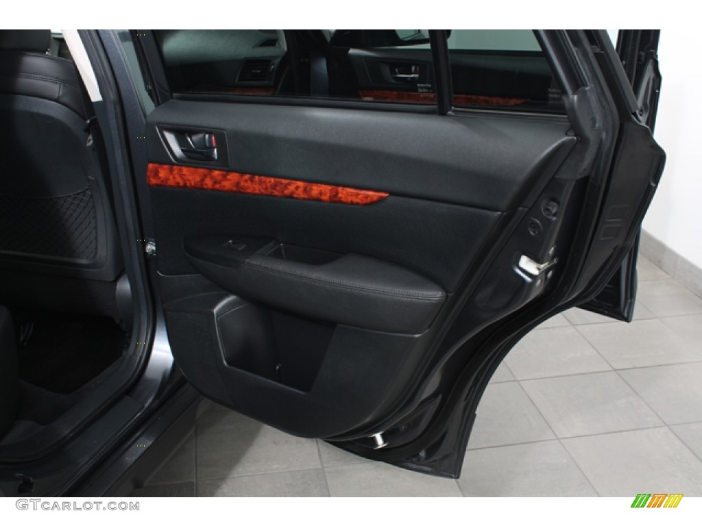 2011 Subaru Outback 3.6R Limited Wagon Off Black Door Panel Photo #70048268