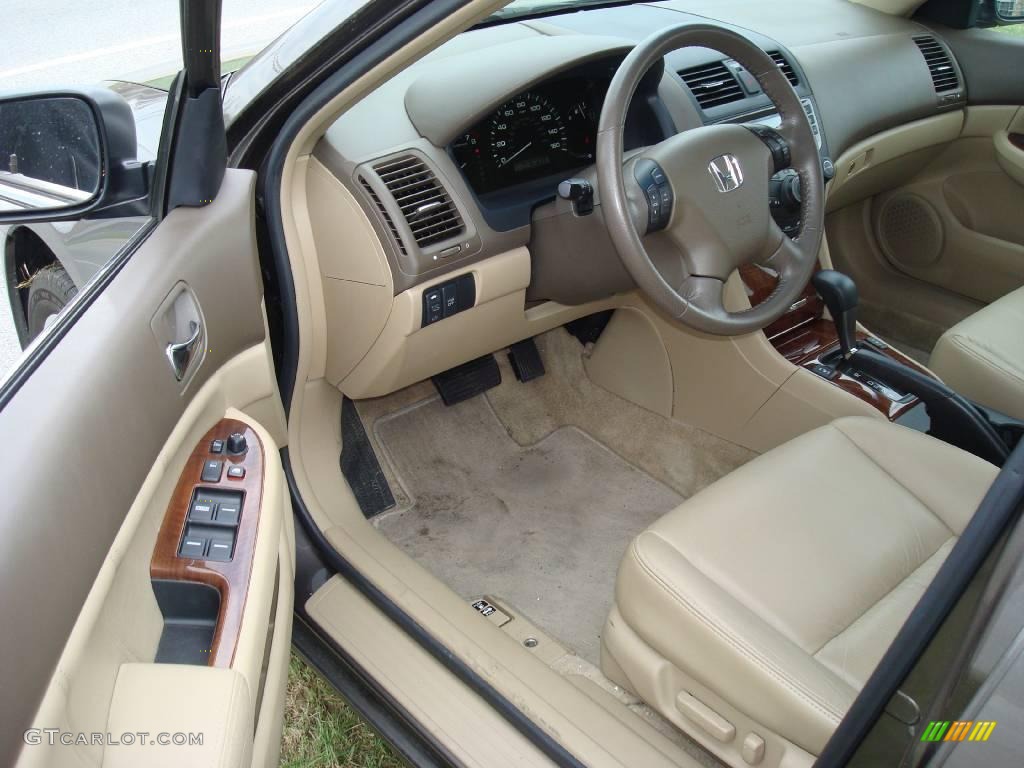 2007 Accord EX-L V6 Sedan - Carbon Bronze Pearl / Ivory photo #11