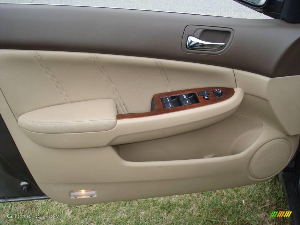 2007 Accord EX-L V6 Sedan - Carbon Bronze Pearl / Ivory photo #12