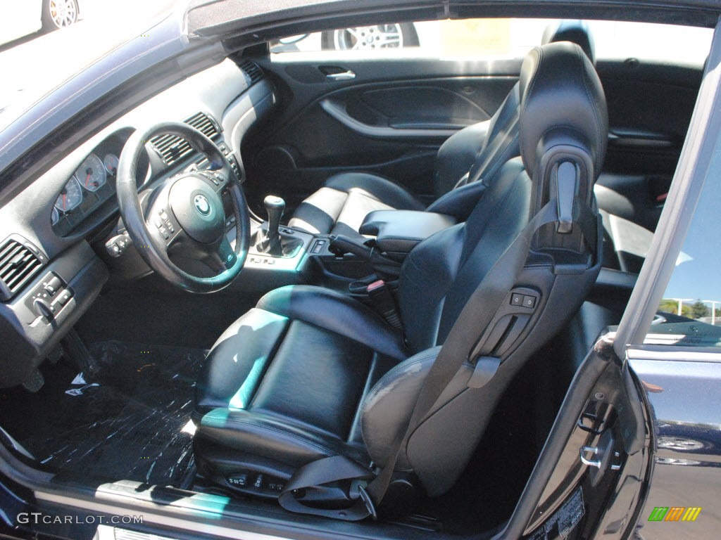 2002 BMW M3 Convertible Front Seat Photo #70049048
