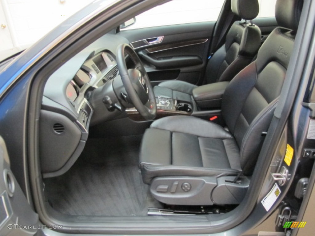 Black Interior 2008 Audi A6 3.2 quattro Sedan Photo #70049448