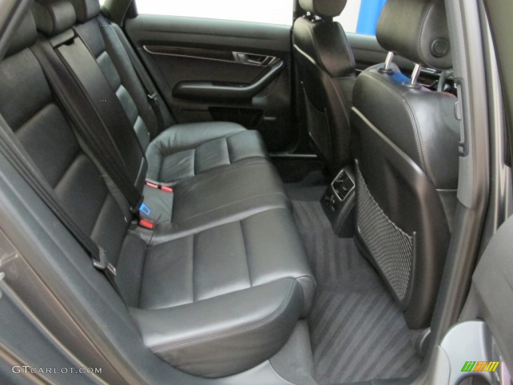2008 Audi A6 3.2 quattro Sedan Rear Seat Photo #70049491