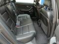 2008 Audi A6 Black Interior Rear Seat Photo