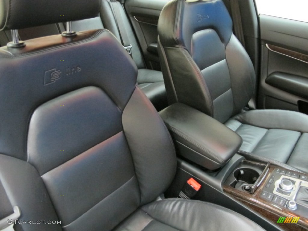 Black Interior 2008 Audi A6 3.2 quattro Sedan Photo #70049533