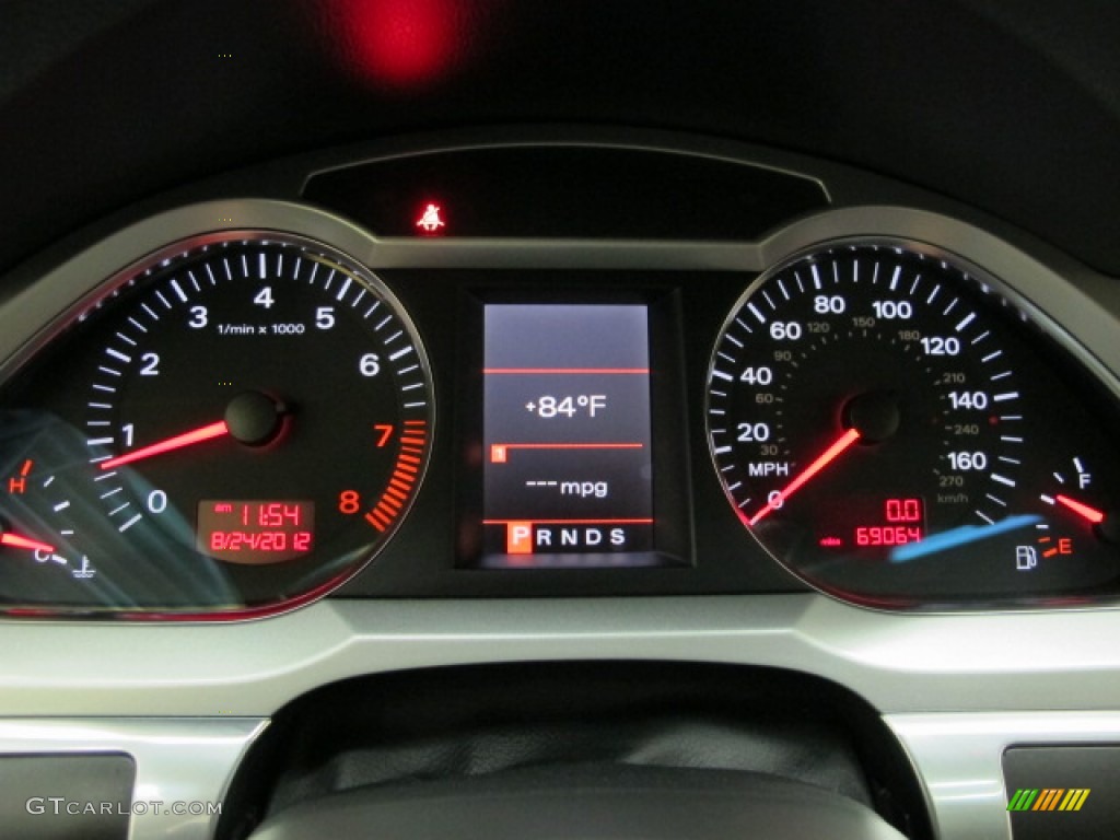 2008 Audi A6 3.2 quattro Sedan Gauges Photo #70049581