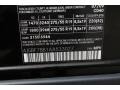 040: Black 2010 Mercedes-Benz GL 450 4Matic Color Code