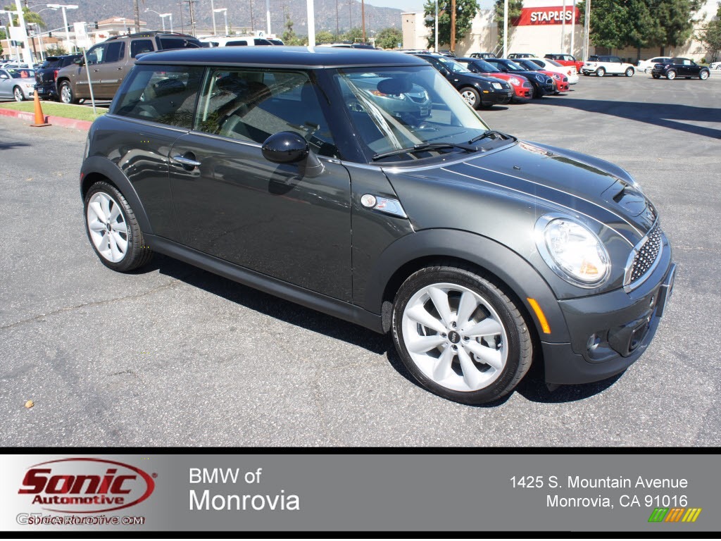 2013 Cooper S Hardtop - Eclipse Gray Metallic / Carbon Black photo #1
