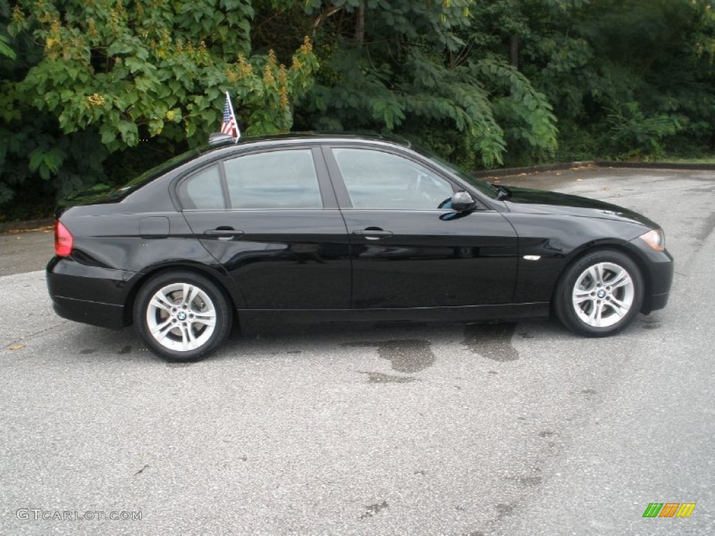 Jet Black 2008 BMW 3 Series 328i Sedan Exterior Photo #70051630