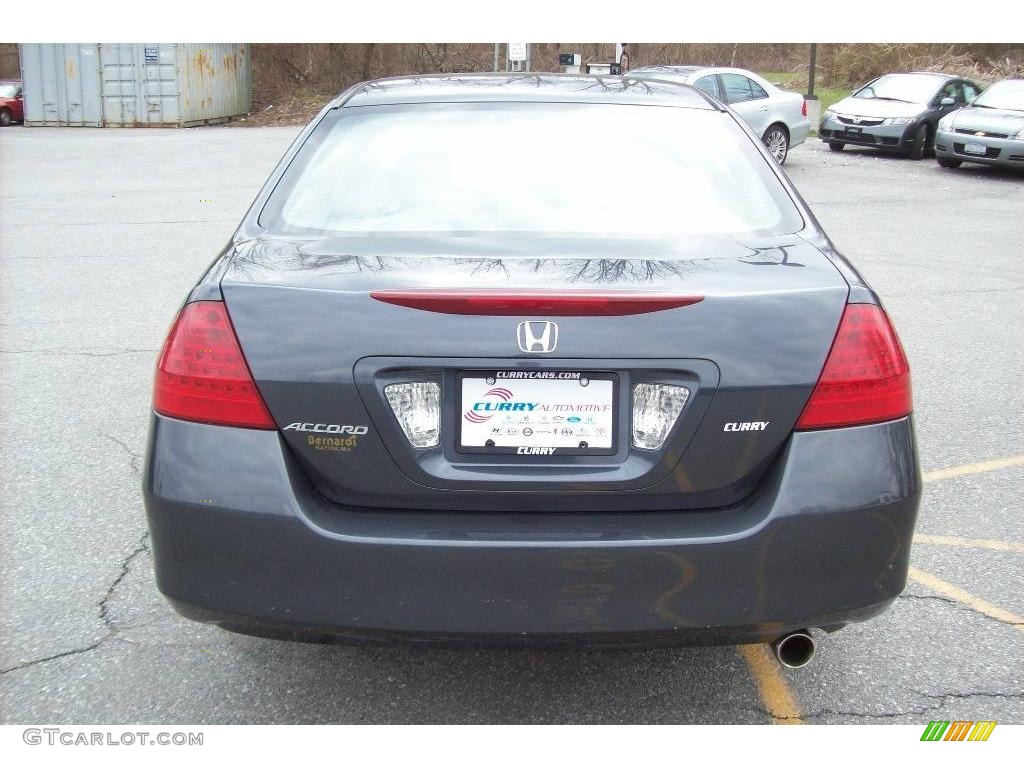 2007 Accord SE Sedan - Graphite Pearl / Black photo #22