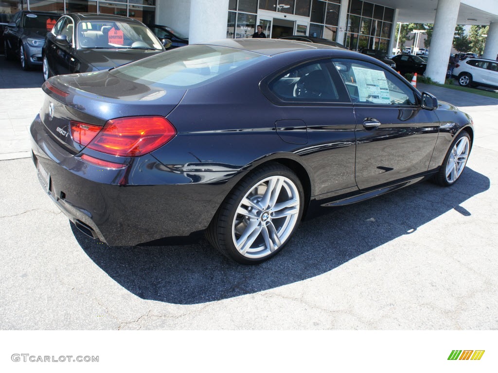 2013 6 Series 650i Coupe - Carbon Black Metallic / Black photo #2