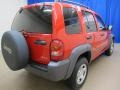 2004 Flame Red Jeep Liberty Sport 4x4  photo #9