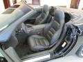 Ebony Black 2011 Chevrolet Corvette Convertible Interior Color