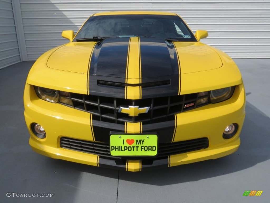 2010 Camaro SS/RS Coupe - Rally Yellow / Black photo #7