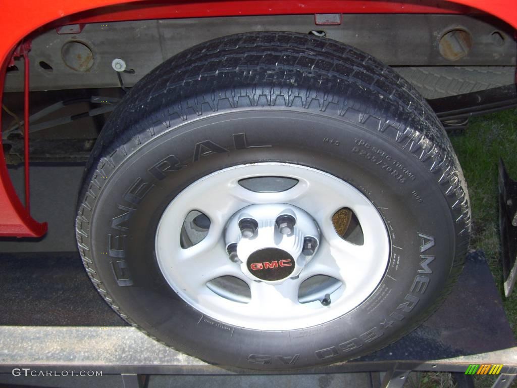 2002 Sierra 1500 Regular Cab - Fire Red / Graphite photo #9